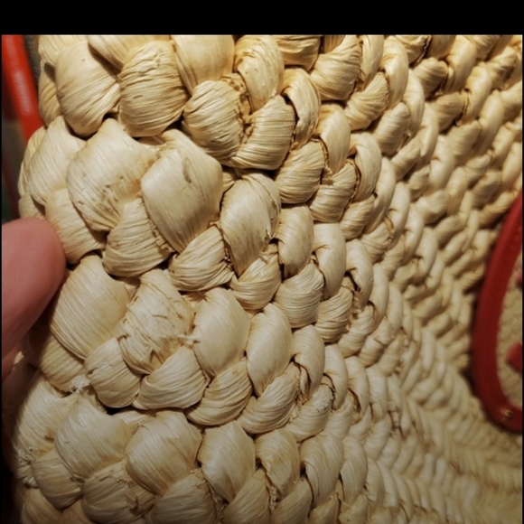 Tory Burch Woven Raffia/Straw Tote Bag Large - Picture 7 of 12